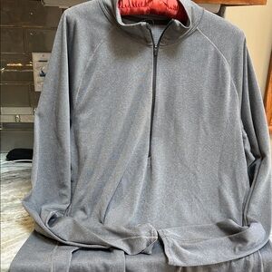 PATAGONIA MENS 1/4 zip fleece lined baselayer shirt XL CAPILENE MID WEIGHT SKI